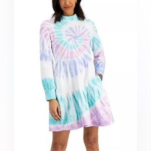 STYLE & CO
Tie-Dye Mock-Neck Dress